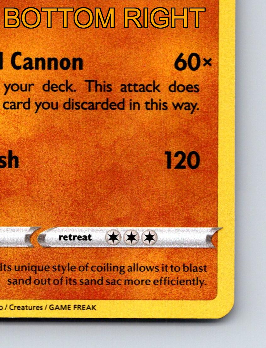 Stage 1 Sandaconda HP 130 Big Sand Cannon Attack Rarity Orange Pokmon |  eBay