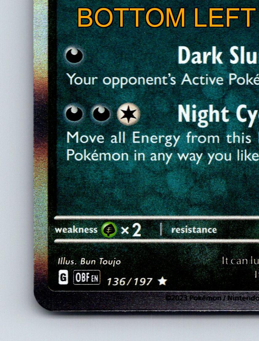 Basic Darkrai HP 130 Night Cyclone Attack Rarity Black PitchBlack