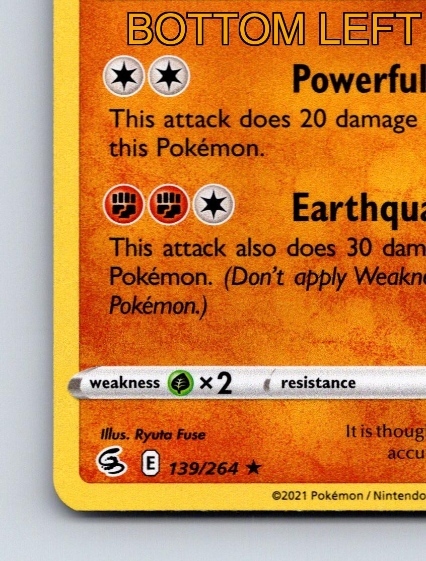 Stage 1 Steelix HP 190 Powerful Rage Earthquake Rarity Orange