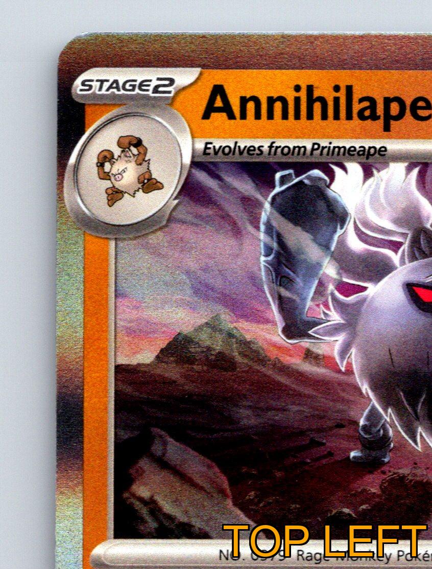 Stage 2 Annihilape HP 140 Rage Fist Powerful Attack Rarity Orange Pokémon - Picture 3 of 10