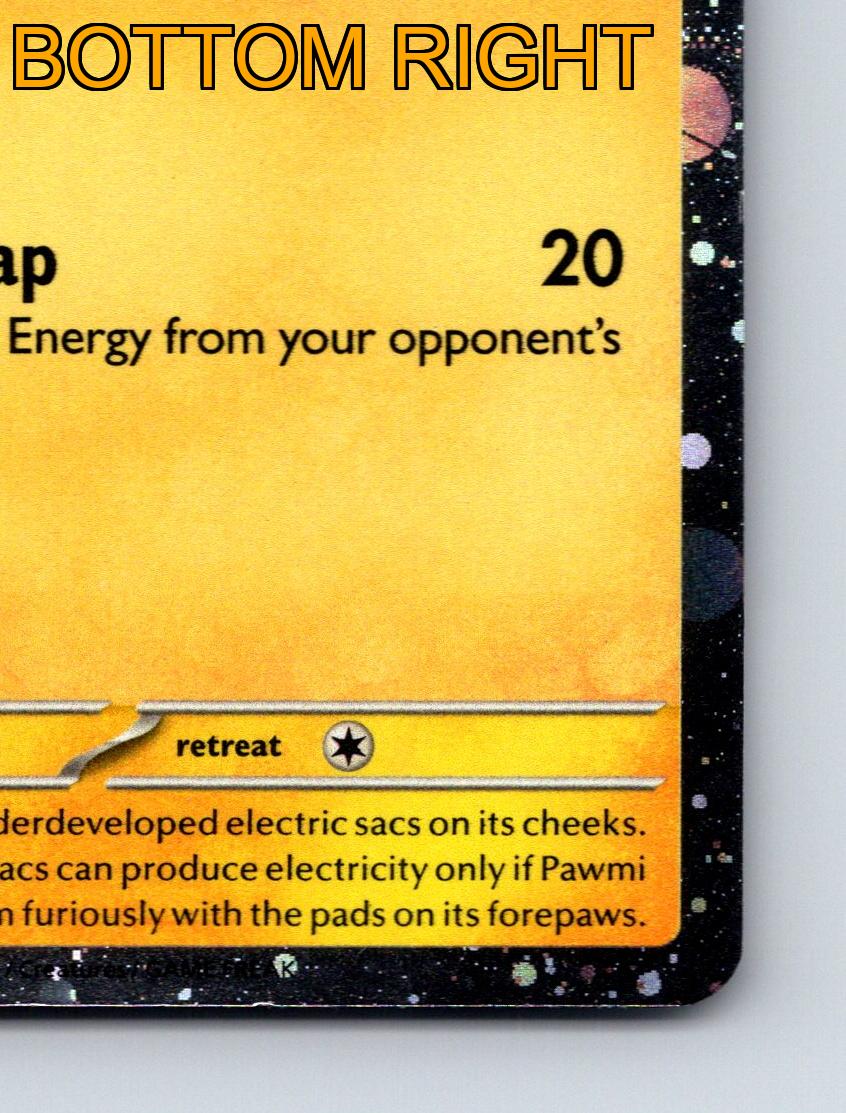 Pokémon Karte Basic Pawmi HP 50 Static Slap Attack Shiny Star Gelb - Bild 6 von 10
