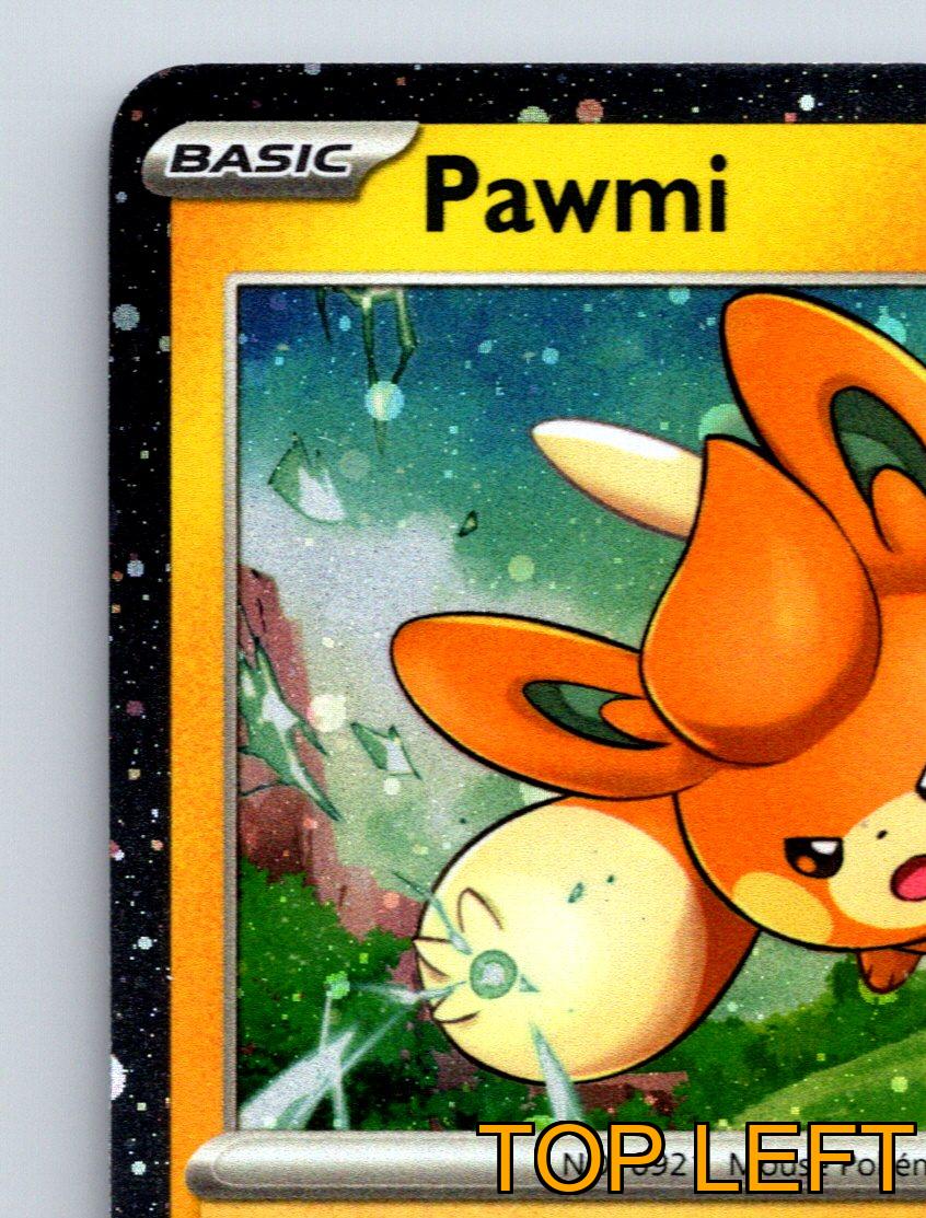 Pokémon Karte Basic Pawmi HP 50 Static Slap Attack Shiny Star Gelb - Bild 3 von 10