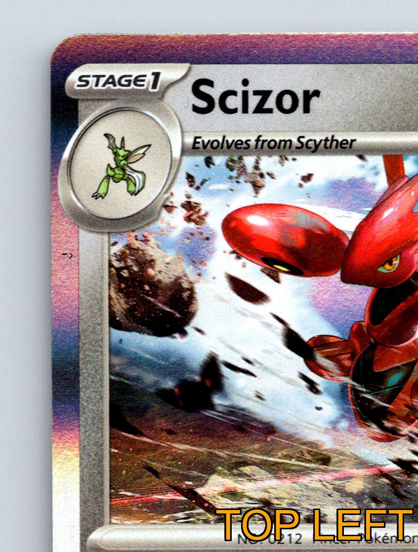 Stage 1 Scizor HP 140 Punishing Scissors Attack Rare Red Fiery