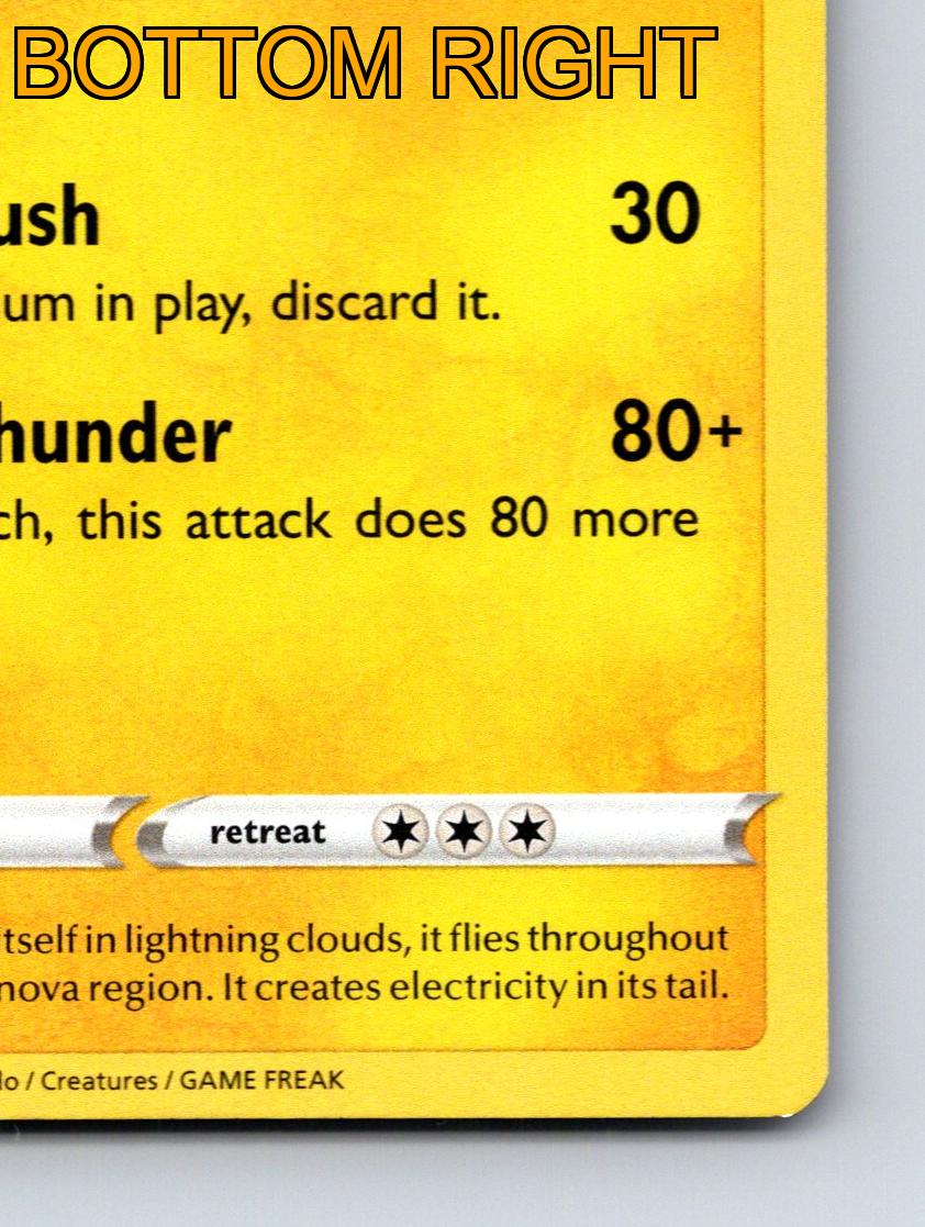 Basic Zekrom HP 130 Field Crush White Thunder Rarity Yellow