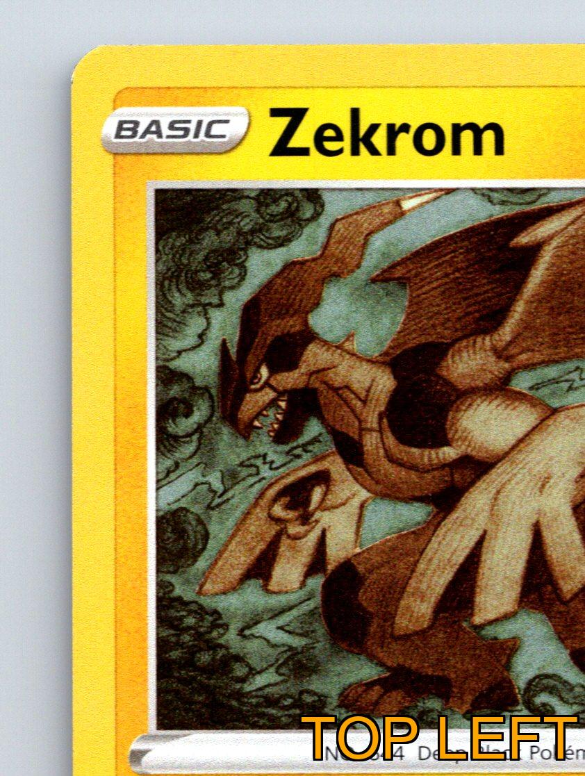 Basic Zekrom HP 130 Field Crush White Thunder Rarity Yellow