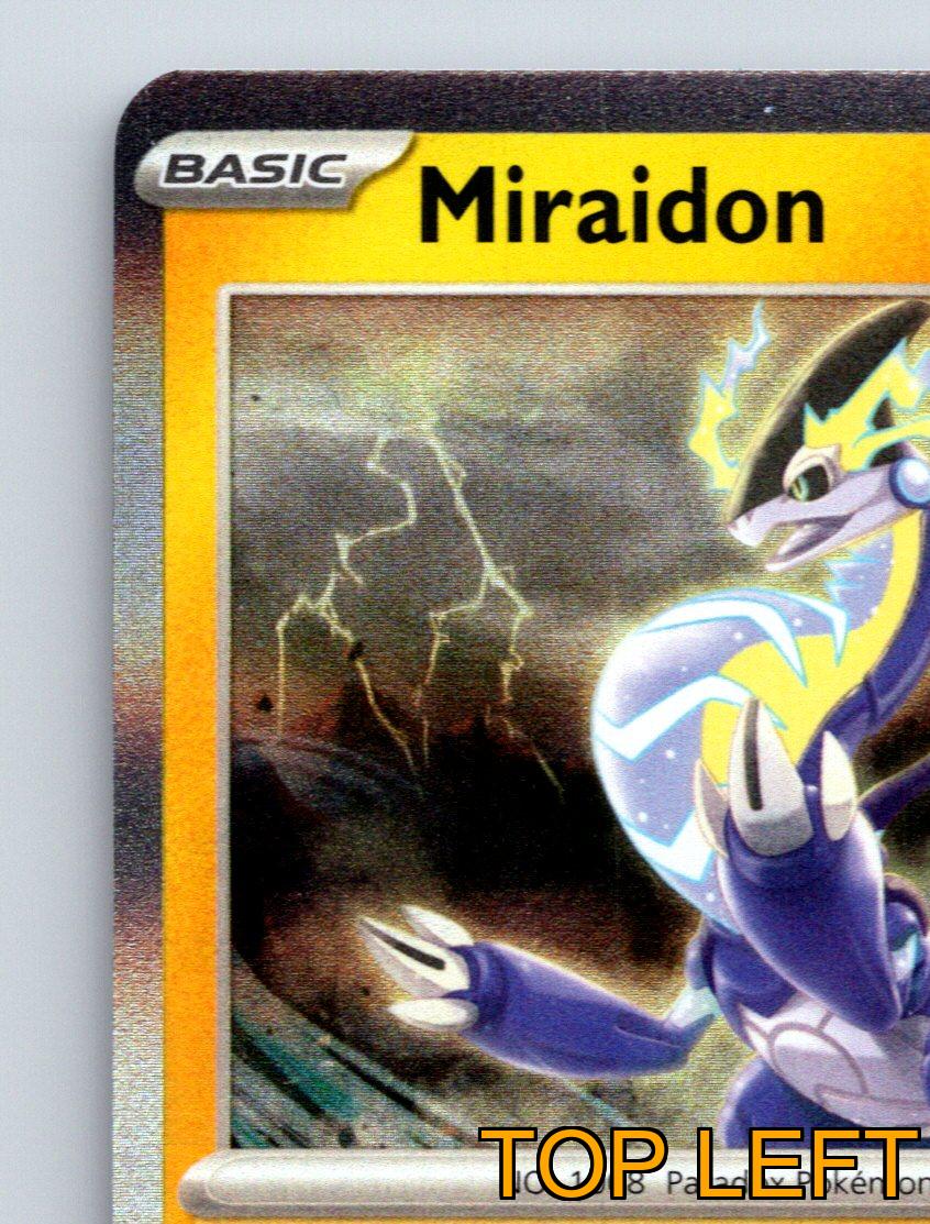 Basic Miraidon HP 120 Lightning Laser Attack Rarity Yellow Pokémon Card - Picture 3 of 10