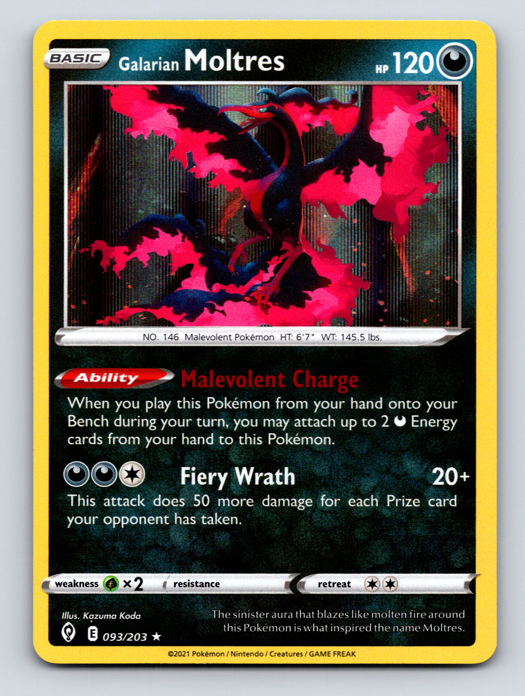 mega moltres pokemon card Mega Evolution Phantasmal Flames main image 0