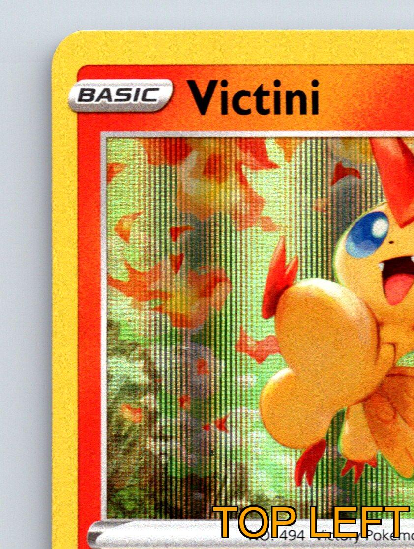 Basic Victini HP 60 Victory Dive Attack Rarity Vibrant Red Pokémon - Picture 3 of 10