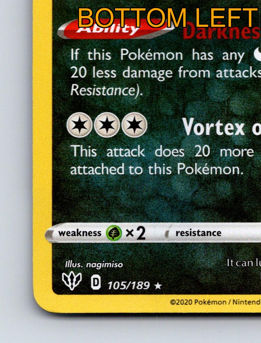 Basic Darkrai HP 120 Darkness Guard Fähigkeit Rare Schwarz Pokémon Wirbel - Bild 5 von 10