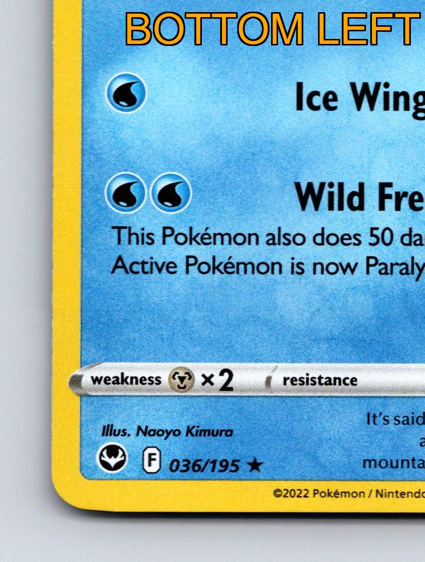 Basic Articuno HP 110 Ice Wing Attack Wild Freeze Rarity Blue Pokémon