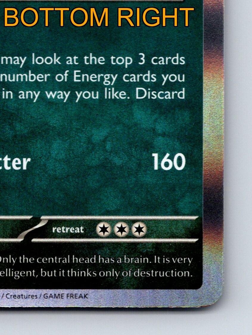 hydrogen pokemon card Stage 2 Hydreigon HP 180 Dark Cutter Ability Tri Howl Dark Pokémon Card
