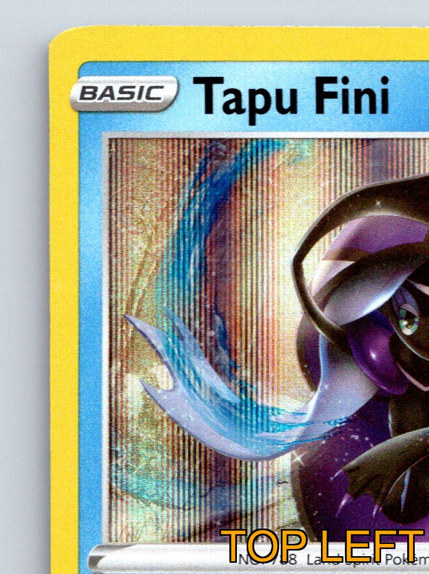 tapu fini pokemon card Basic Tapu Fini HP 120 Smash Turn Ocean Loop Rarity Blue Pokémon Card