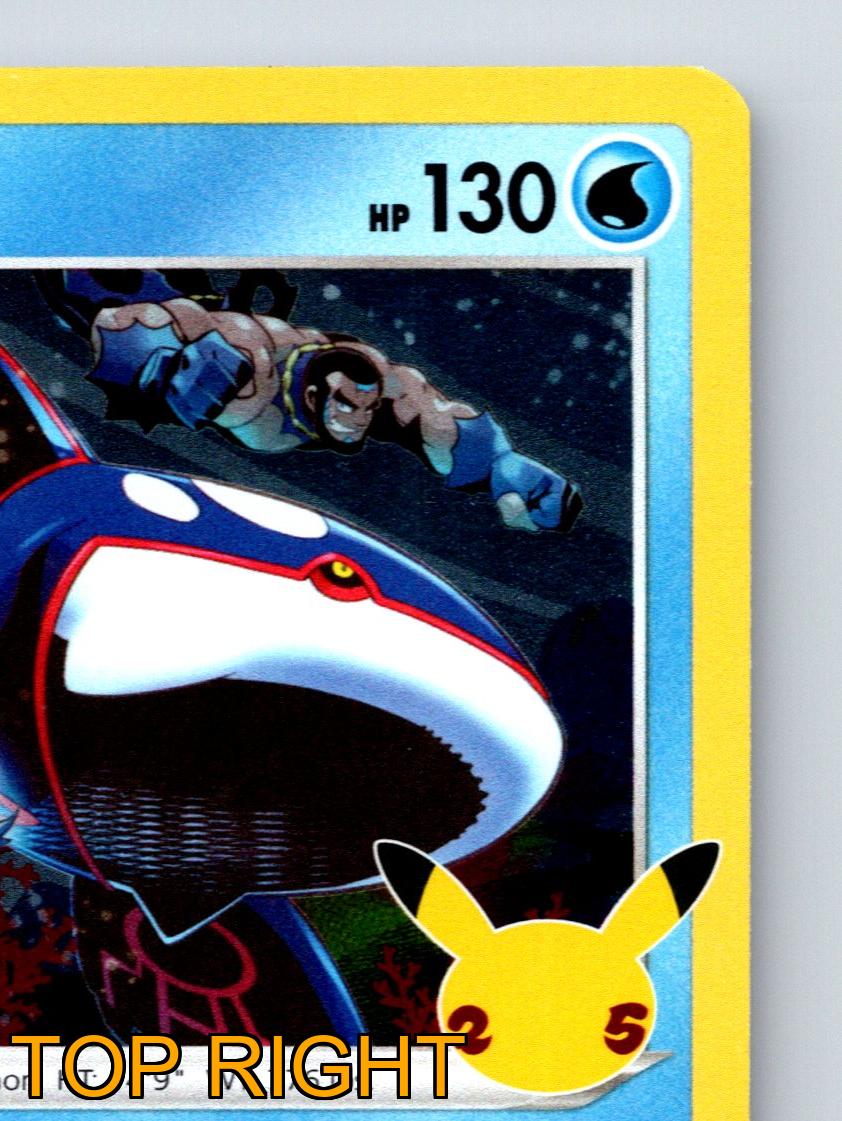 Basic Kyogre HP 130 Aqua Storm Surf Attack Rarity Blue Pokémon Card