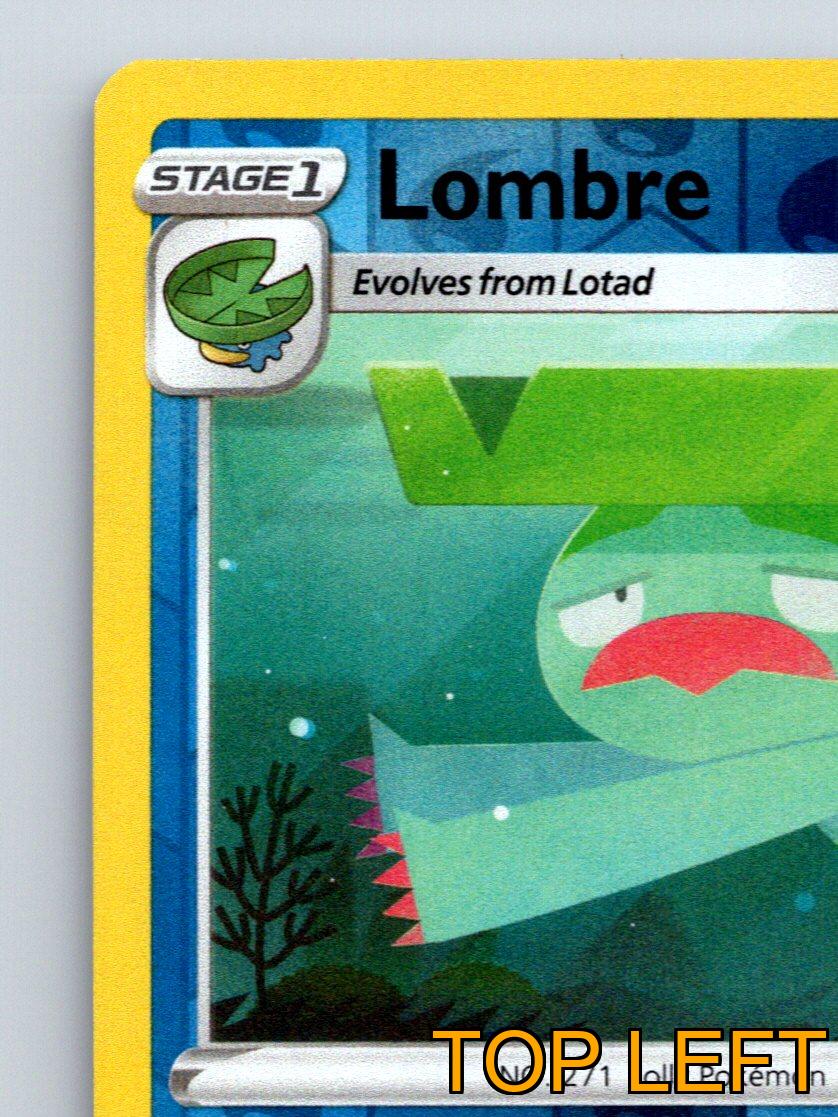 シャワーズ Holo 90 HP Stage 1 Lombre HP 90 Wave Splash Attack Rarity Blue Pokémon Card