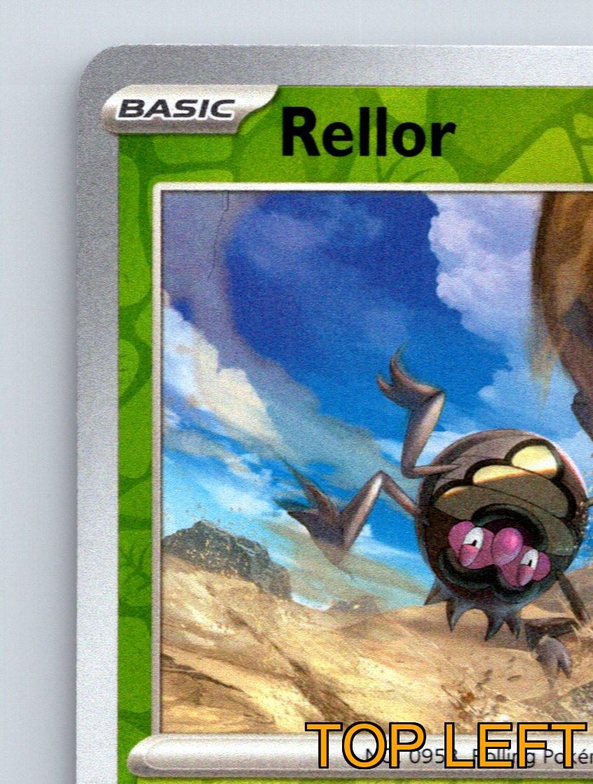 Basic Rellor HP 50 Ball Roll Attack Green Rolling Pokémon Card - Picture 3 of 10