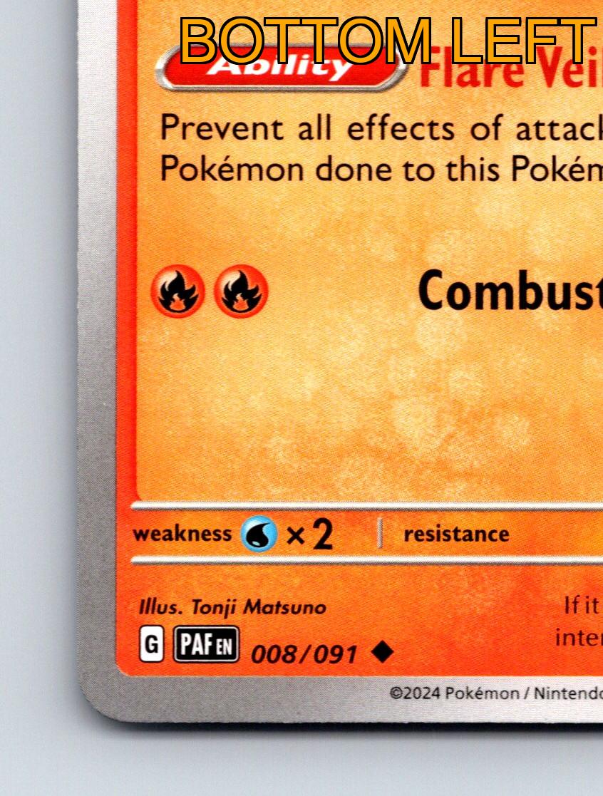 Stage 1 Charmeleon HP 90 Flare Veil Combustion Attack Rarity Orange Pokémon - Imagen 5 de 10