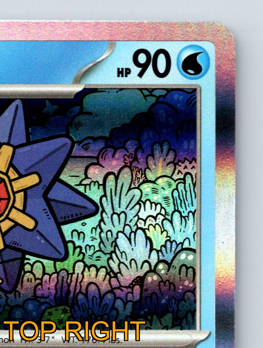 Stage 1 Starmie HP 90 Mysterious Comet Speed Attack Rarity Blue