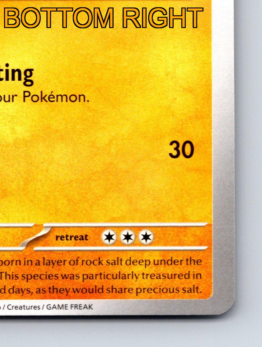 Pokémon Karte Basic Nacli HP 70 Salt Coating Tackle Rock Salt Orange - Bild 6 von 10