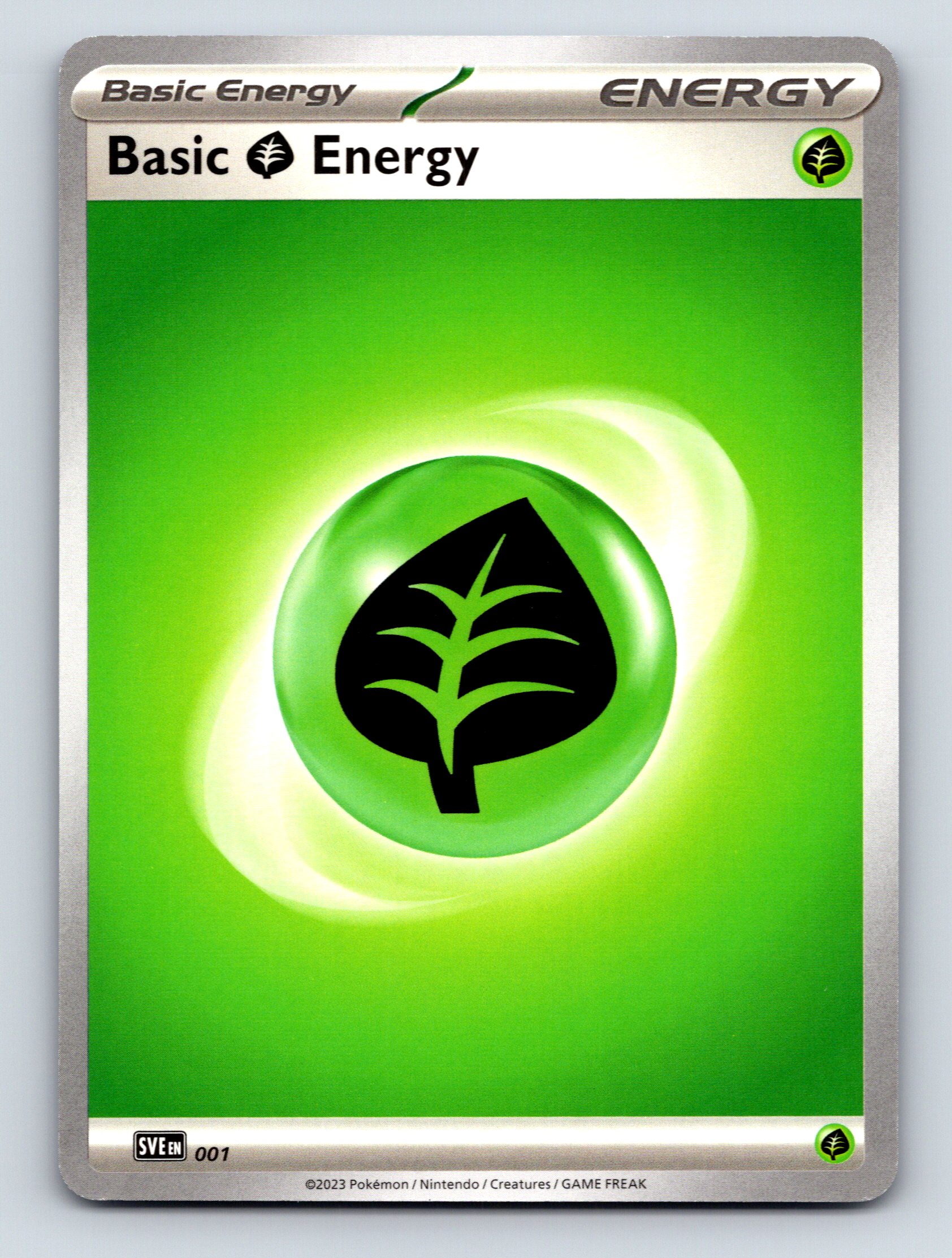 Basic Grass Energy Vibrant Green Basic Energy Card Pokmon TCG Design