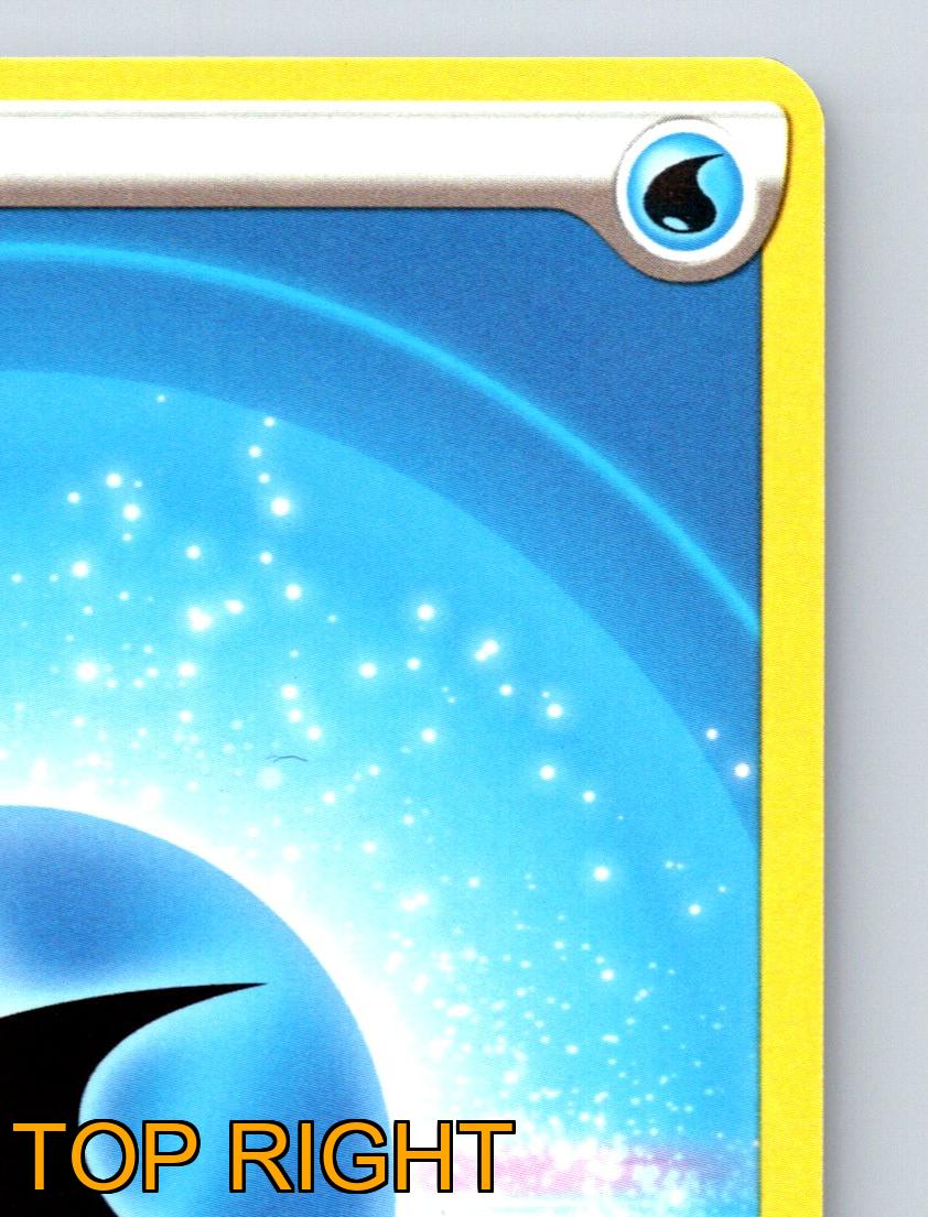 Basic Energy Water Energetic Vibrant Blue Luminous Radiant Pokémon Card