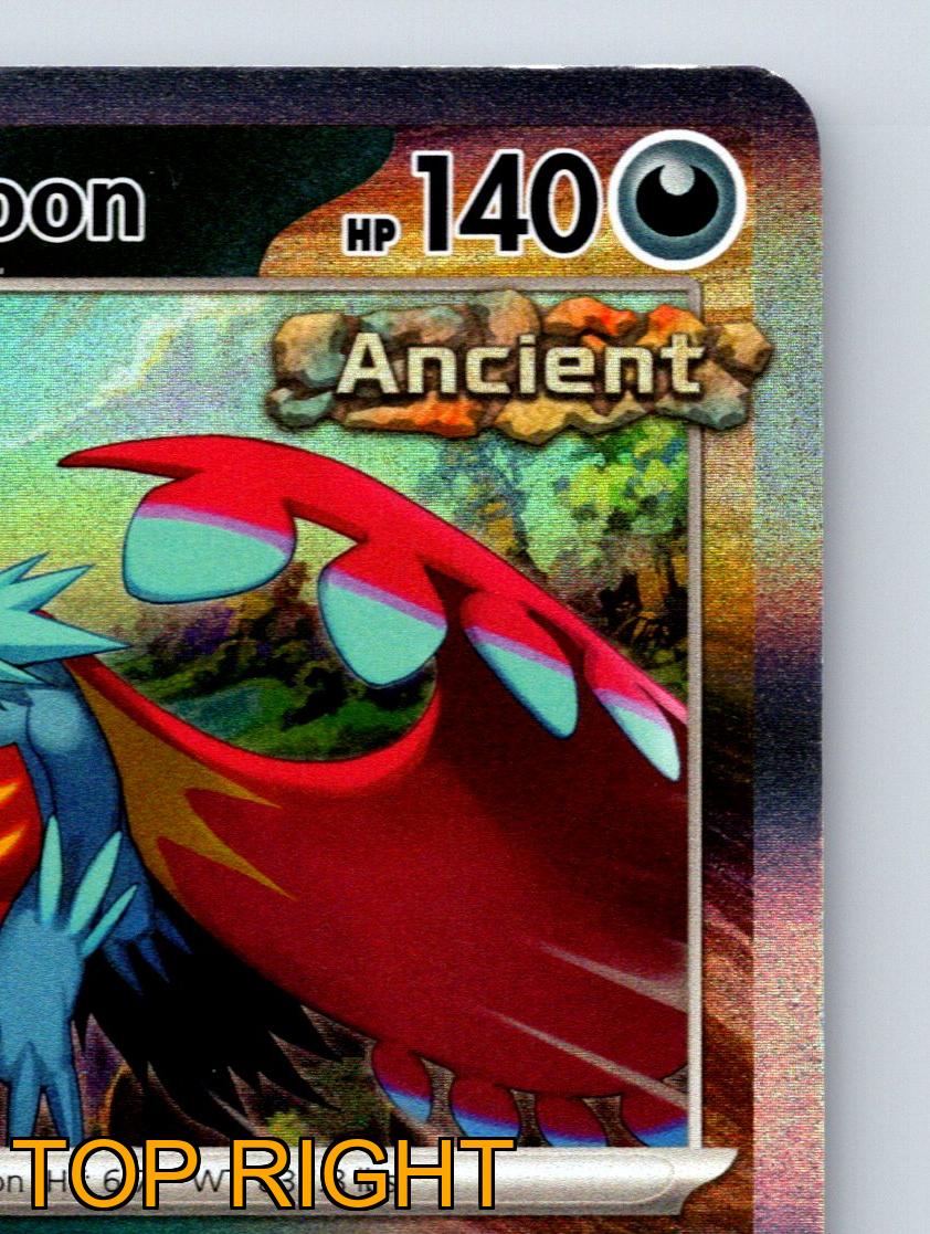 roaring moon pokemon card 140 Basic Roaring Moon HP 140 Vengeance Fletching Rarity Dark Pokémon Card
