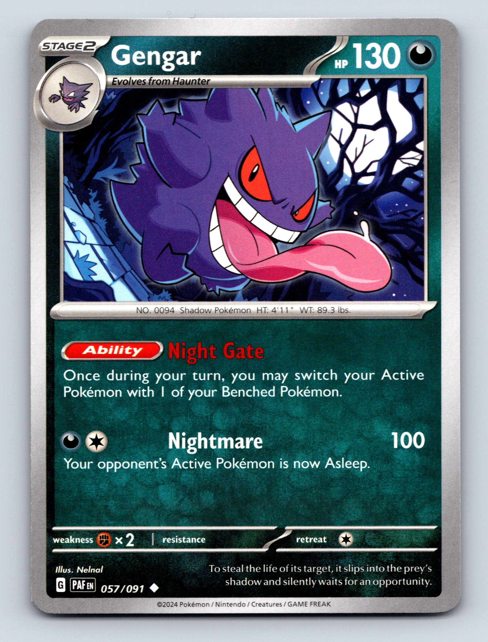 gengar stage 2 pokemon card value Sabrina's Gengar 29/132 Rare Gym Challenge Pokemon Card Near Mint main image 1