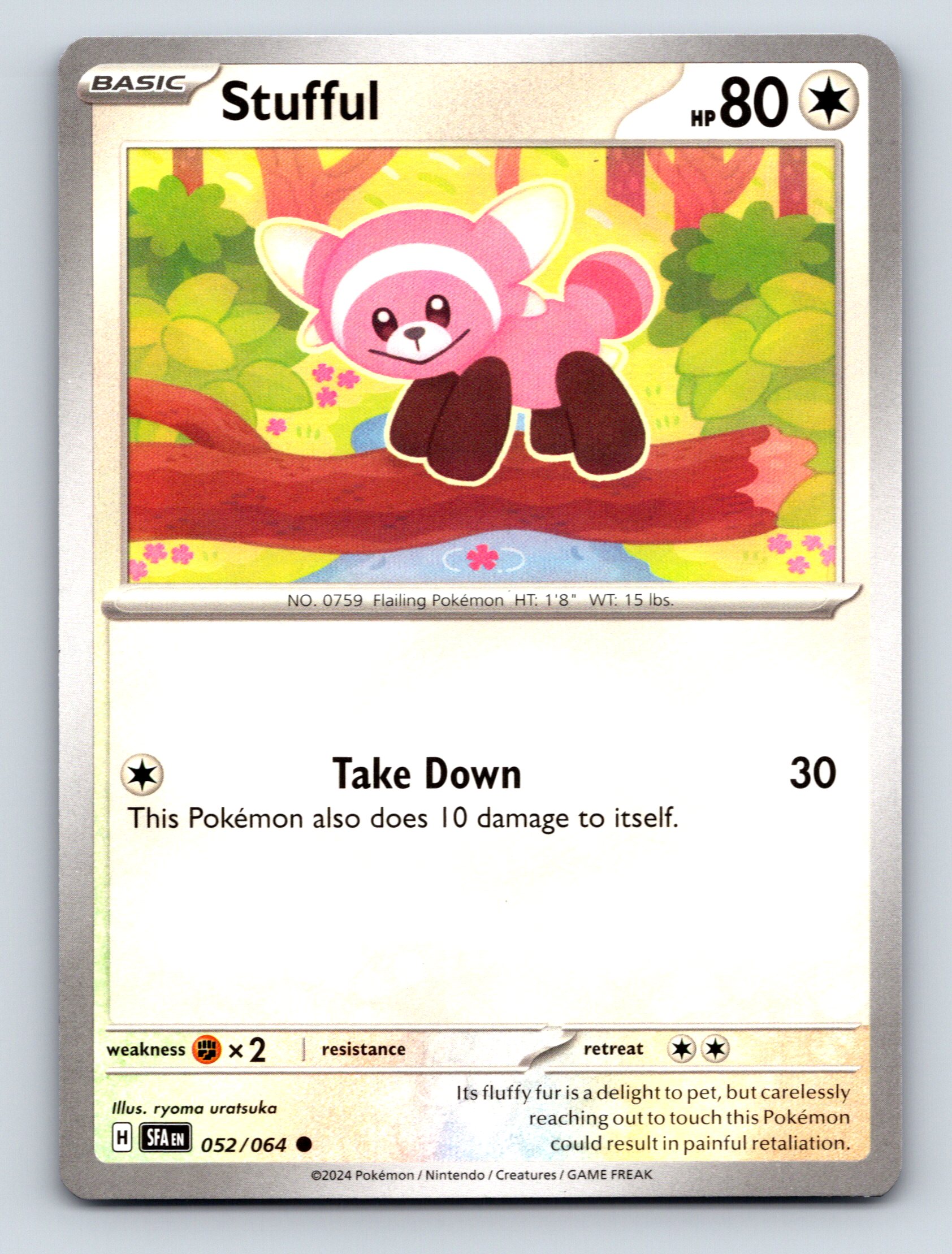 pokemon stufful card 154/132 Stufful main image 1