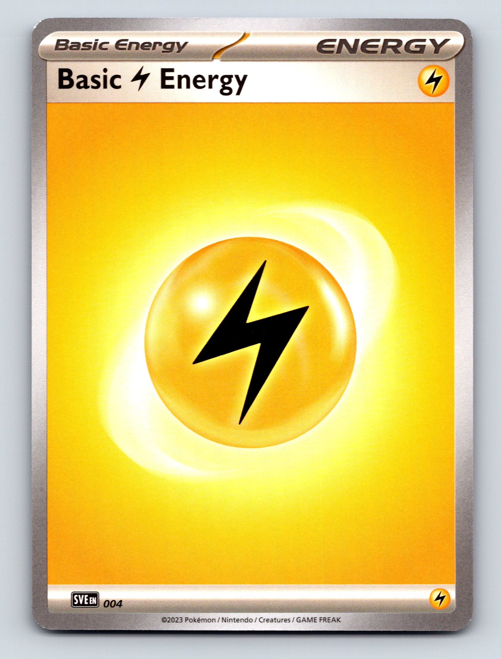 Vibrant Basic Lightning Energy Pokémon Card Rarity Yellow Essence