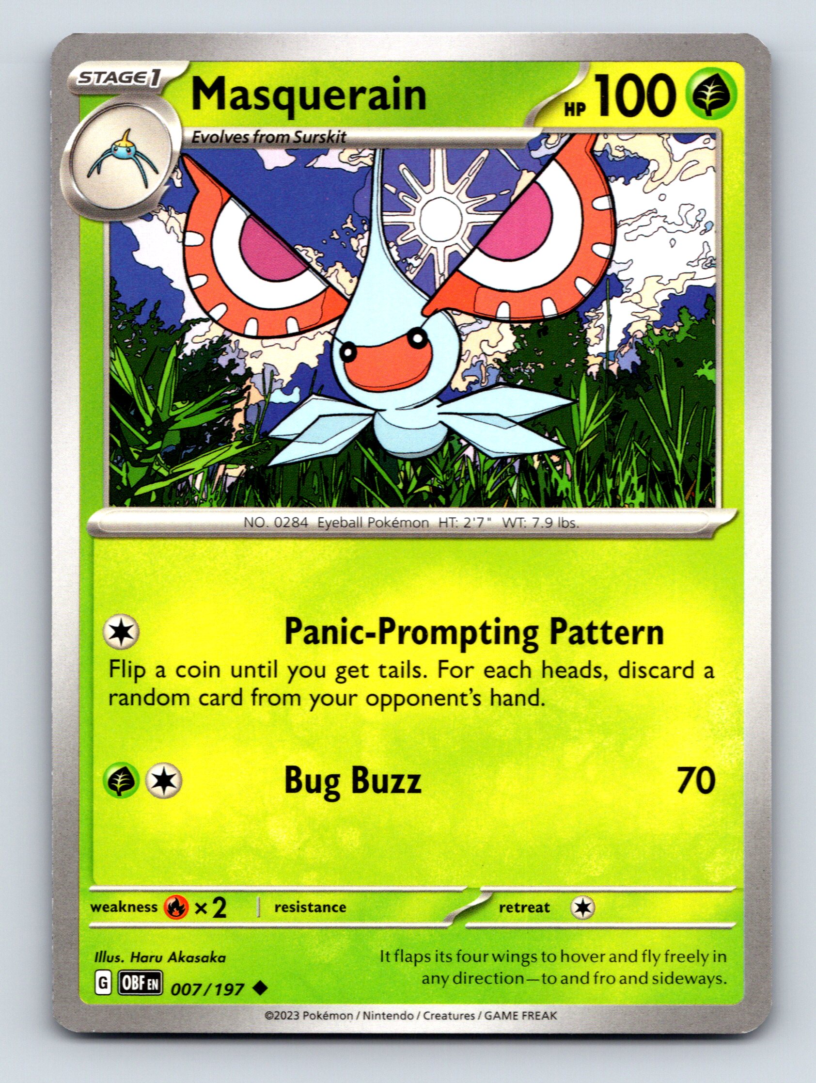 pokemon bug cards Erika's Weepinbell main image 0