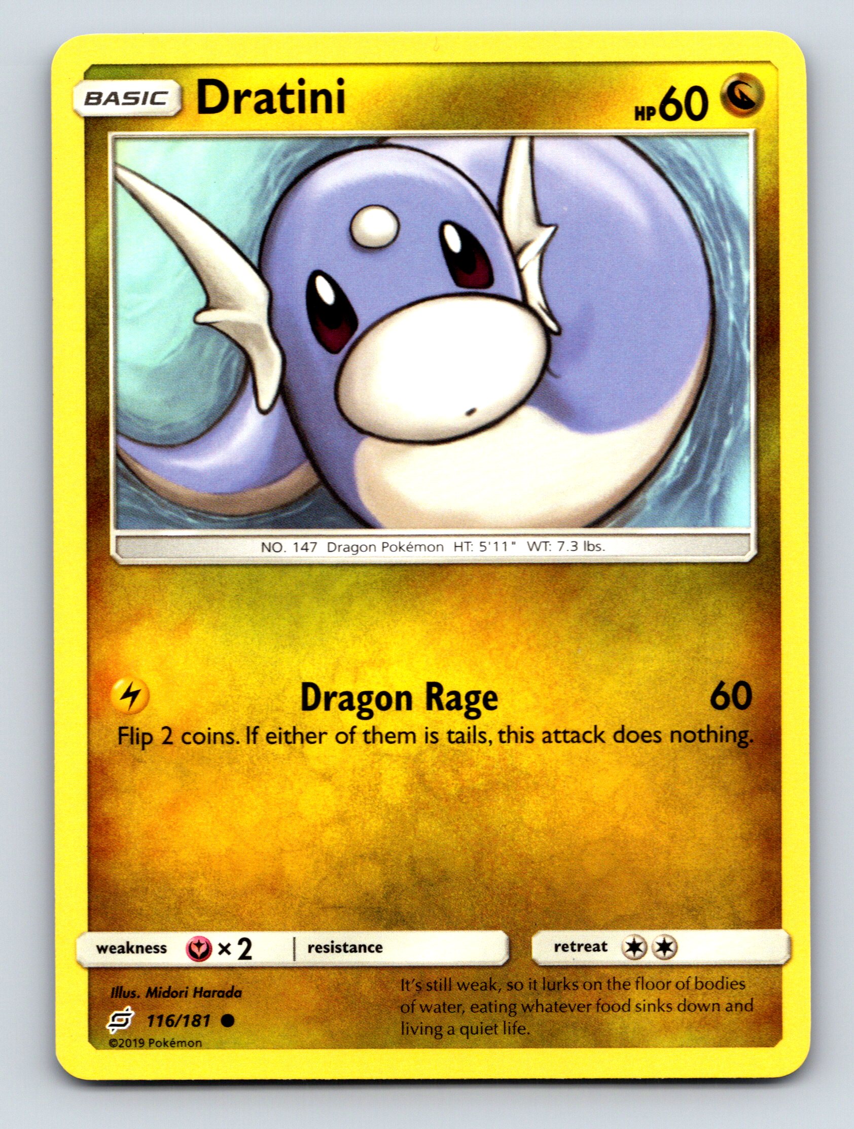 pokemon card dratini Dratini : Sun AND MOON - UNIFIED MINDS 148/236