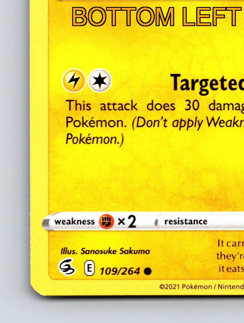 Basic Morpeko HP 80 Targeted Spark Lightning TwoSided Pokémon