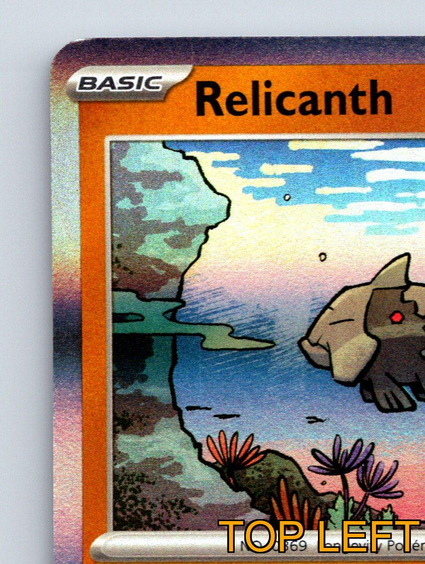 Pokémon Karte Basic Relicanth HP 100 Memory Dive Razor Fin Rarität Orange - Bild 3 von 10