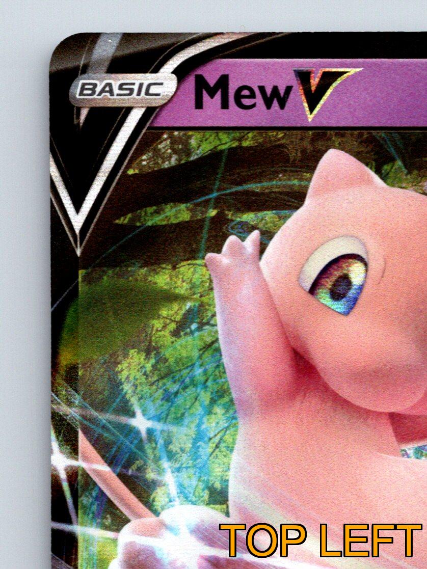 ミュウV 180HP Basic Mew V HP 180 X Ball Attack Rarity Pink Vibrant Pokémon Card