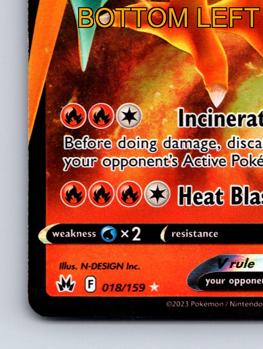 Basic Charizard V HP 220 Incinerate Attack Rarity Red Fiery Pokmon | eBay