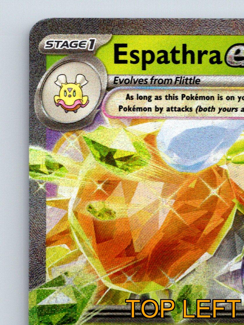 Stage 1 Espathra EX HP 260 Dazzling Gaze Ability Tera Green