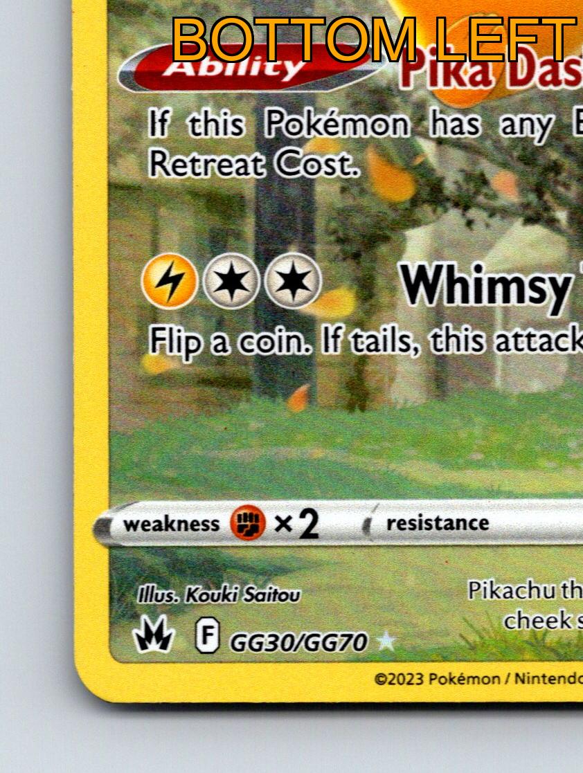 Basic Pikachu HP 60 Pika Dash Whimsy Tackle Attack Yellow